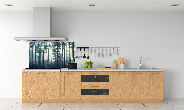 Salpicadero para cocina Bosque en la niebla