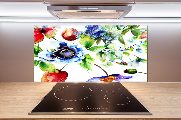 Salpicadero para cocina flores de primavera