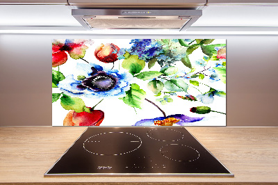 Panel do kuchni Wiosenne kwiaty