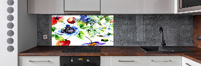 Salpicadero para cocina flores de primavera