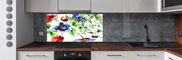 Salpicadero para cocina flores de primavera