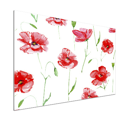 Salpicadero de cocina Amapolas