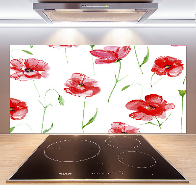 Salpicadero de cocina Amapolas