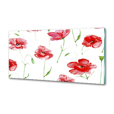 Salpicadero de cocina Amapolas