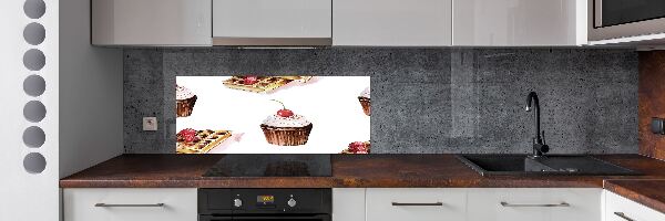 Panel de pared de cocina Postre