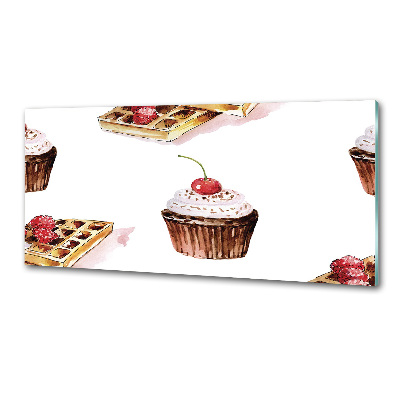 Panel de pared de cocina Postre