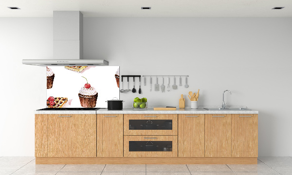 Panel de pared de cocina Postre