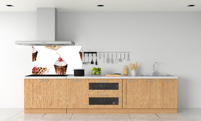 Panel de pared de cocina Postre