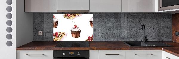 Panel de pared de cocina Postre