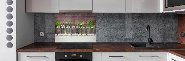Panel para cocina Plantas en frascos