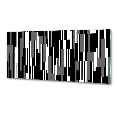 Panel do kuchni Czarno-białe linie