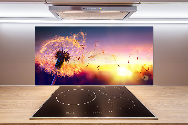 Panel de pared de cocina Diente de león