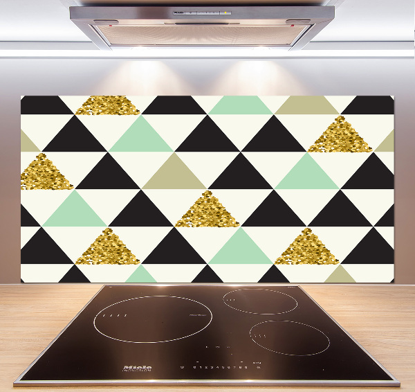 Panel para cocina Triángulos de colores