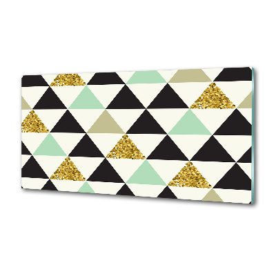 Panel para cocina Triángulos de colores
