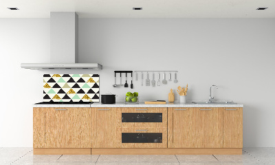 Panel para cocina Triángulos de colores