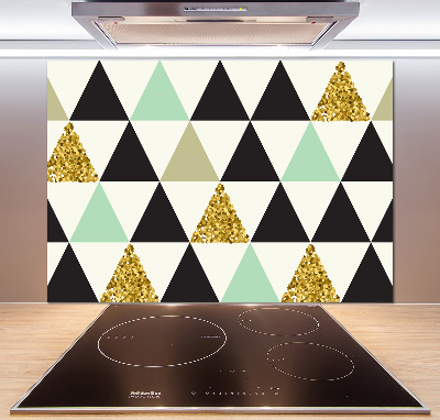 Panel para cocina Triángulos de colores