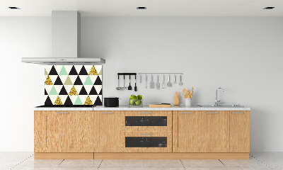 Panel para cocina Triángulos de colores