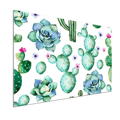 Panel de pared de cocina Cactus