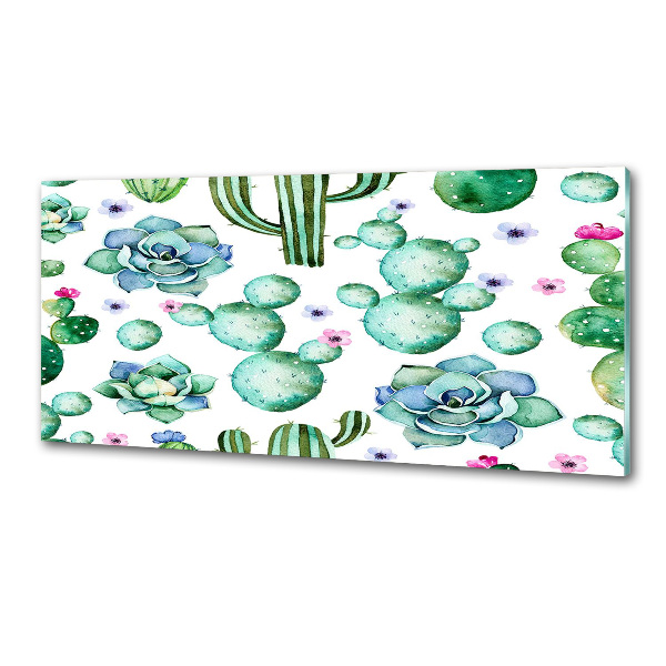 Panel de pared de cocina Cactus