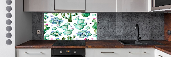 Panel de pared de cocina Cactus