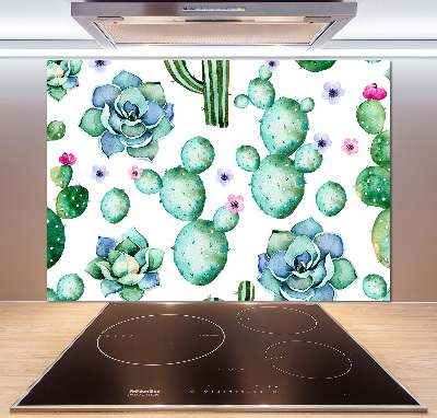 Panel de pared de cocina Cactus