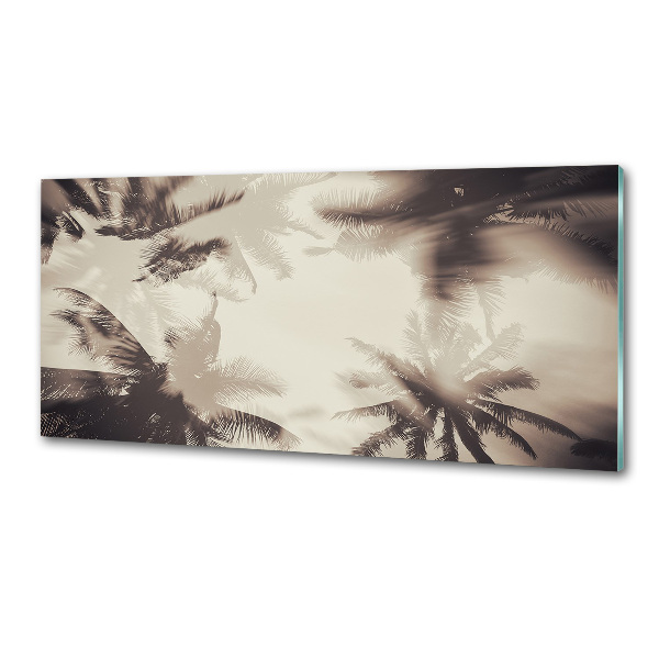 Panel de pared de cocina palmeras