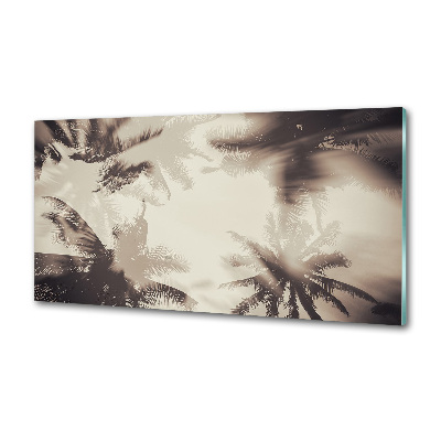 Panel de pared de cocina palmeras