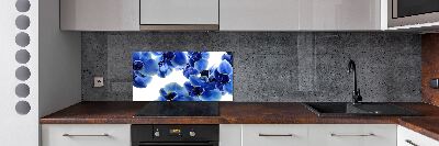 Salpicadero de cocina Orquídea azul