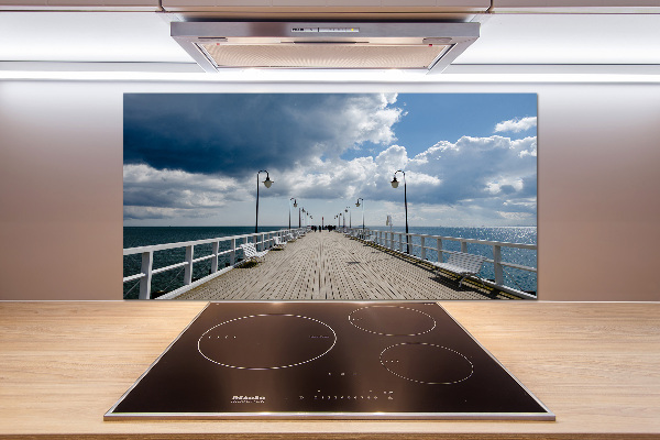 Panel antisalpicaduras Muelle en Orłowo