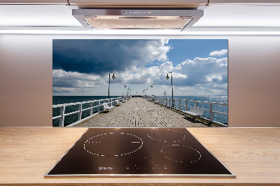 Panel antisalpicaduras Muelle en Orłowo