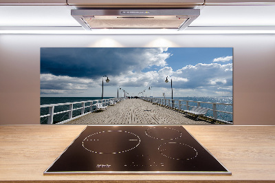 Panel antisalpicaduras Muelle en Orłowo