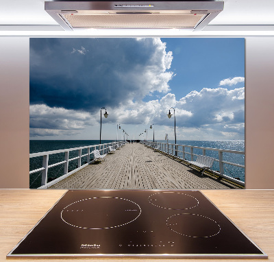 Panel antisalpicaduras Muelle en Orłowo