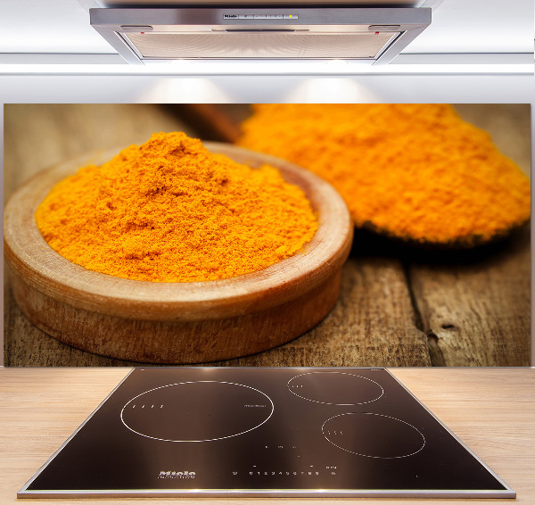 Salpicadero para cocina Especia de cúrcuma