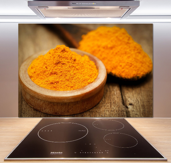 Salpicadero para cocina Especia de cúrcuma