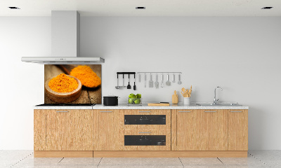 Salpicadero para cocina Especia de cúrcuma