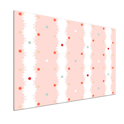 Panel para cocina Fondo de puntos de colores