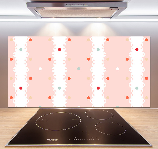 Panel para cocina Fondo de puntos de colores