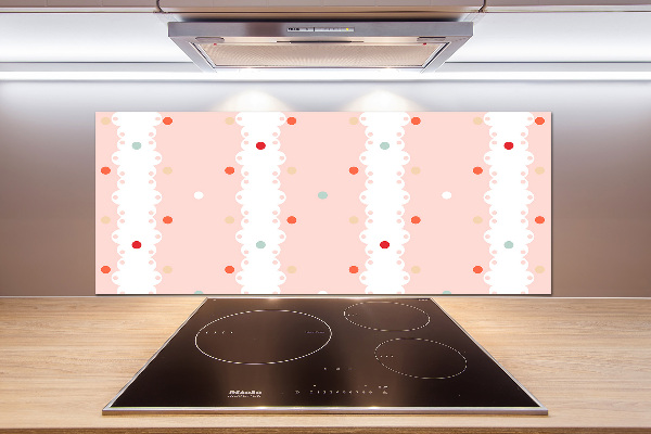 Panel para cocina Fondo de puntos de colores