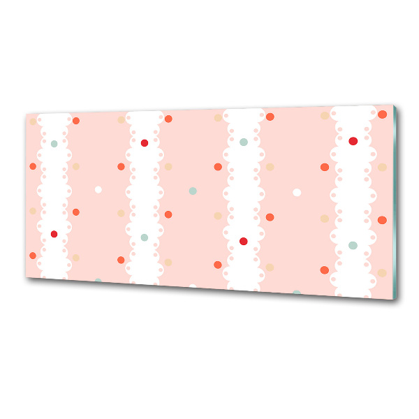 Panel para cocina Fondo de puntos de colores