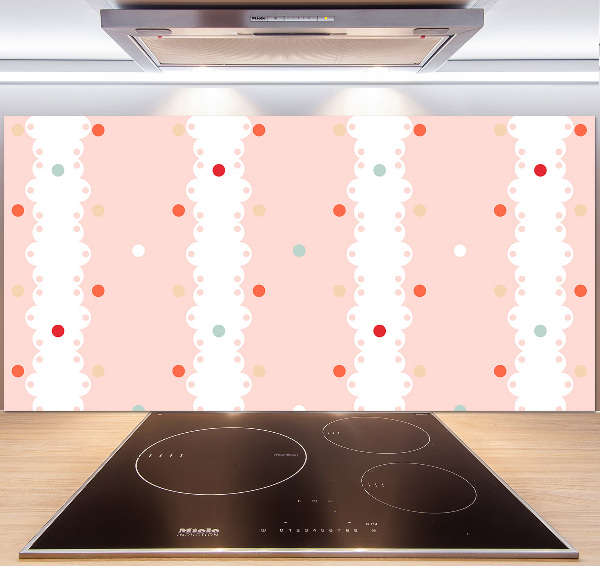 Panel para cocina Fondo de puntos de colores