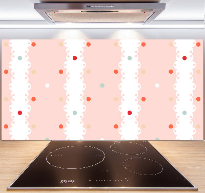 Panel para cocina Fondo de puntos de colores