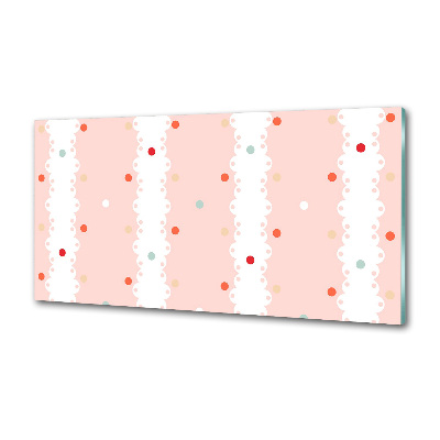 Panel para cocina Fondo de puntos de colores