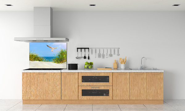 Salpicadero para cocina Gaviota en la playa