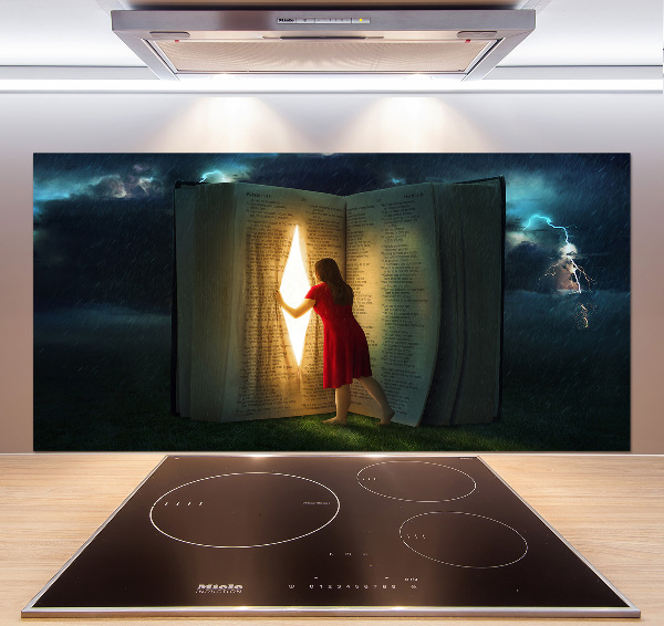 Salpicadero para cocina El mundo de los libros