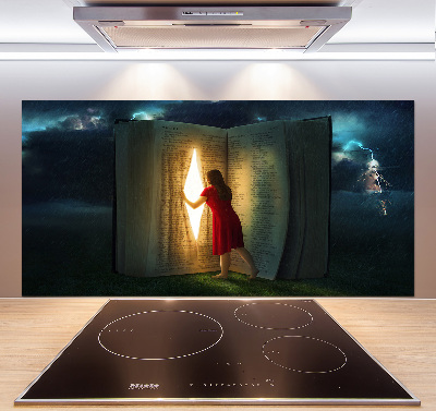 Panel do kuchni Świat książek