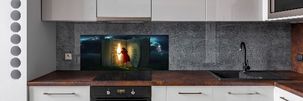 Salpicadero para cocina El mundo de los libros