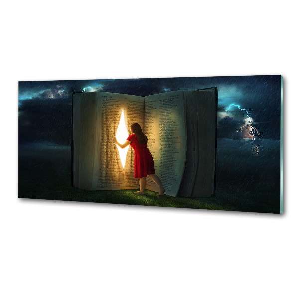 Salpicadero para cocina El mundo de los libros