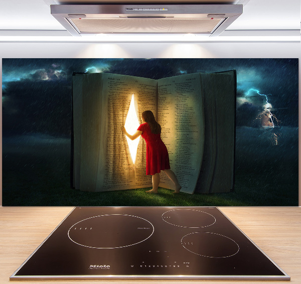 Salpicadero para cocina El mundo de los libros