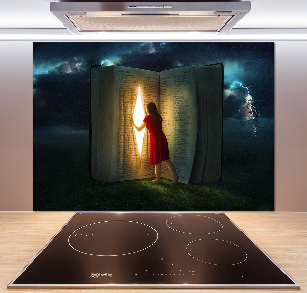 Salpicadero para cocina El mundo de los libros