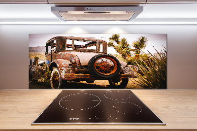 Panel do kuchni Wrak samochodu